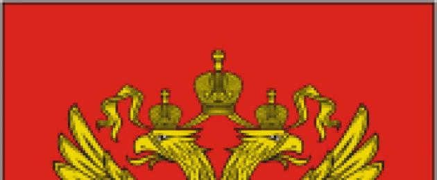Национальная символика. Государственная символика россии. Имперский флаг России
 Значение и история происхождения