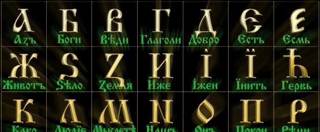 Что такое буквица древнеславянская? Древнесловенская буквица. изучаем родной язык! Как выглядит славянская буквица